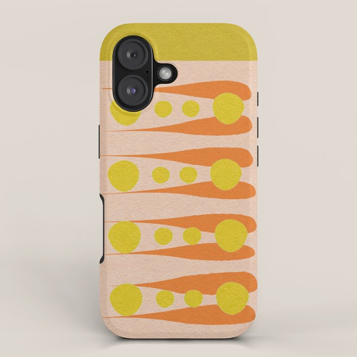 Holding the Pose in abstract shapes  iPhone Case Gallery Image 1