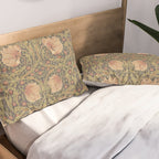 William Morris Vintage Pimpernel Bullrush Russet Minor Pillow Sham Gallery Image 2