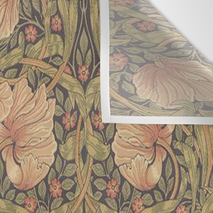 William Morris Vintage Pimpernel Bullrush Russet Minor Wall Tapestry Gallery Image 3
