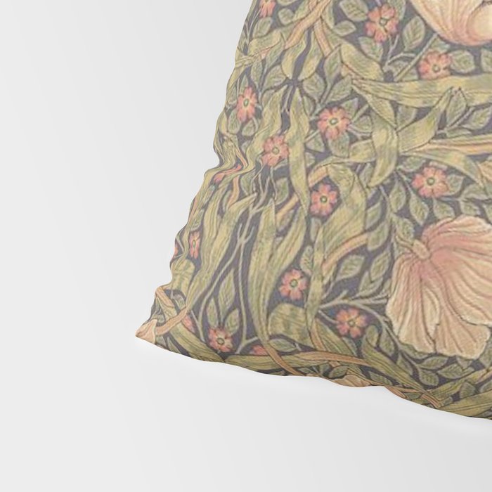 William Morris Vintage Pimpernel Bullrush Russet Minor Pillow Sham Gallery Image 4