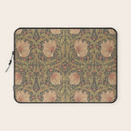 William Morris Vintage Pimpernel Bullrush Russet Minor Laptop Sleeve Gallery Image 1