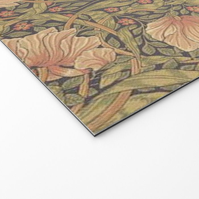 William Morris Vintage Pimpernel Bullrush Russet Minor Welcome Mat Gallery Image 2