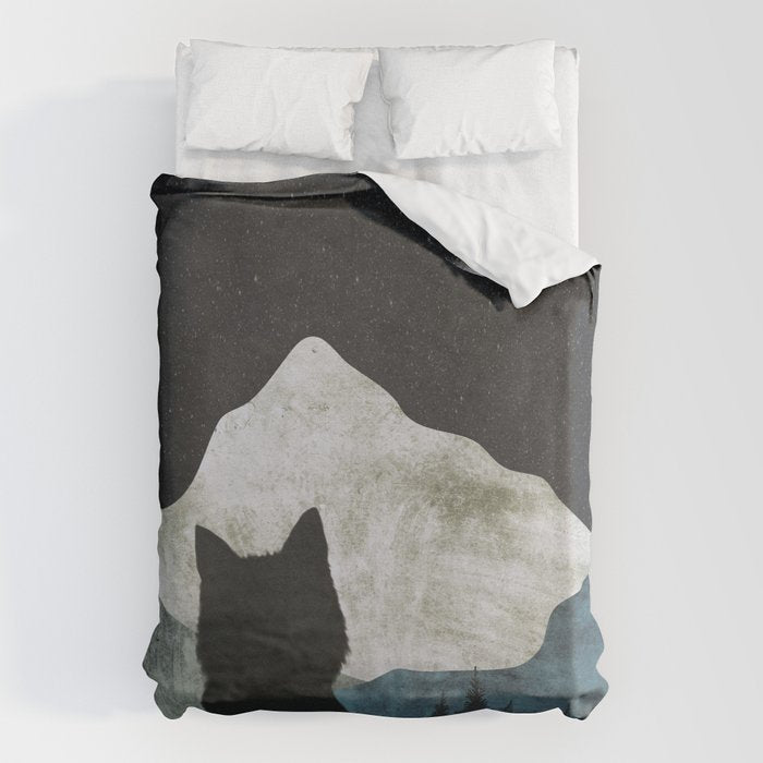 Black Cat 2 Duvet Cover Gallery Image 6
