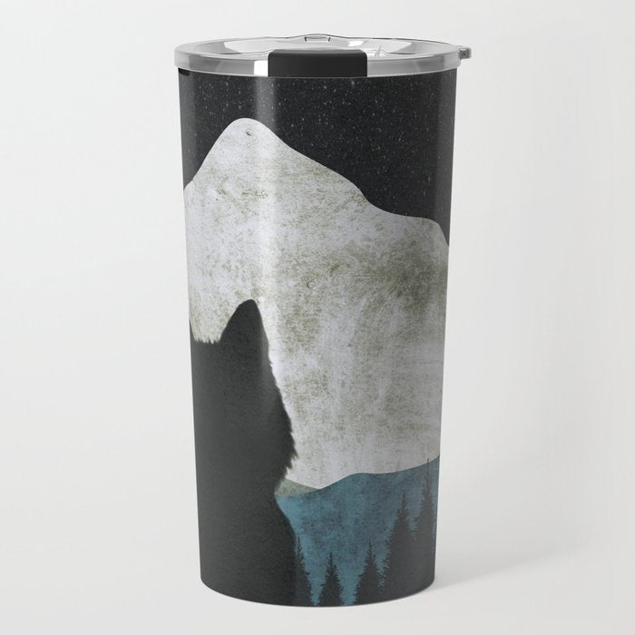 Black Cat 2 Travel Mug Gallery Image 1