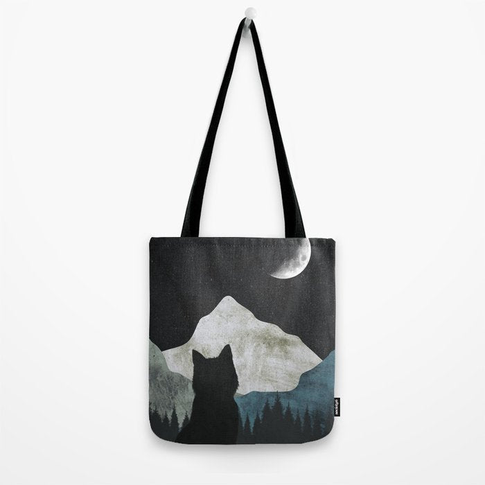 Black Cat 2 Tote Bag Gallery Image 2