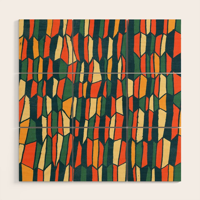 Brick Wood Wall Art Gallery Image 1