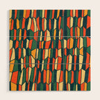 Brick Wood Wall Art Gallery Image 1