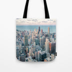 CHICAGO CITY SKYLINE Tote Bag Gallery Image 1