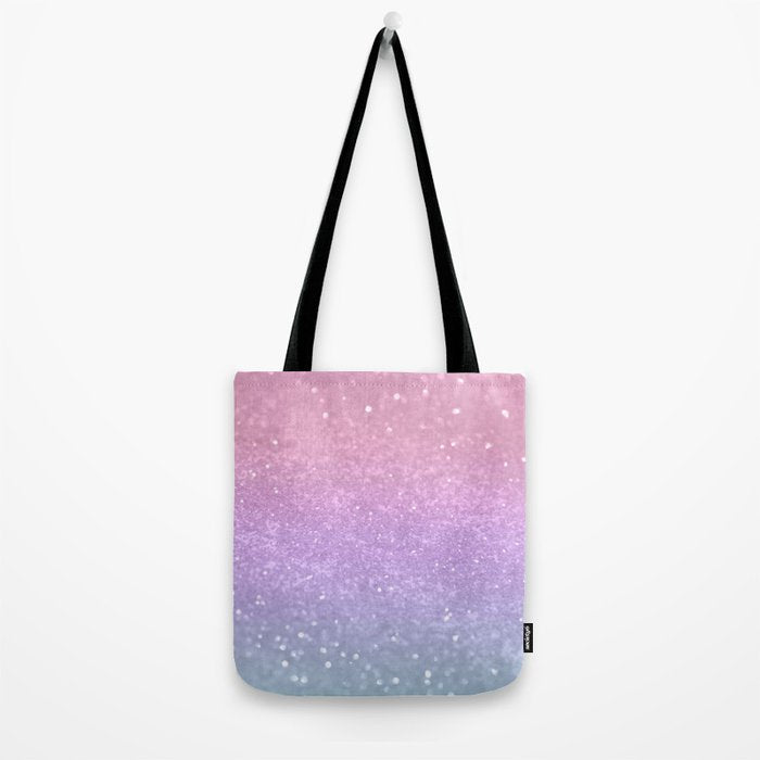 Unicorn Princess Glitter #1 (Faux Glitter) #pastel #decor #art #society6 Tote Bag Gallery Image 2