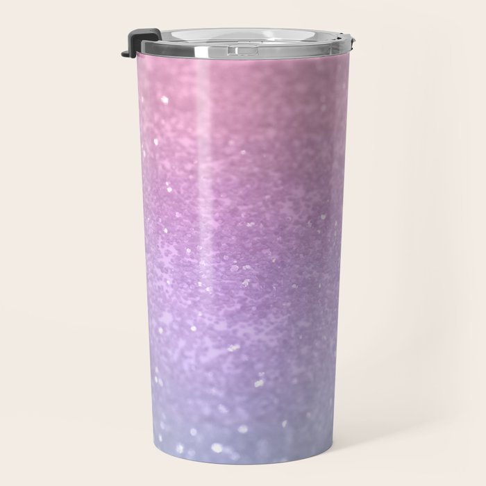 Unicorn Princess Glitter #1 (Faux Glitter) #pastel #decor #art #society6 Travel Mug Gallery Image 3