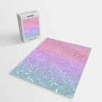Unicorn Princess Glitter #1 (Faux Glitter) #pastel #decor #art #society6 Jigsaw Puzzle Gallery Image 2