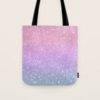 Unicorn Princess Glitter #1 (Faux Glitter) #pastel #decor #art #society6 Tote Bag Gallery Image 1