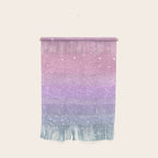 Unicorn Princess Glitter #1 (Faux Glitter) #pastel #decor #art #society6 Wall Hanging Gallery Image 1