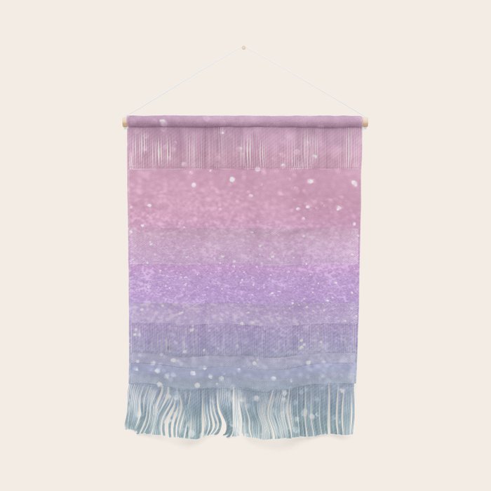 Unicorn Princess Glitter #1 (Faux Glitter) #pastel #decor #art #society6 Wall Hanging Gallery Image 1