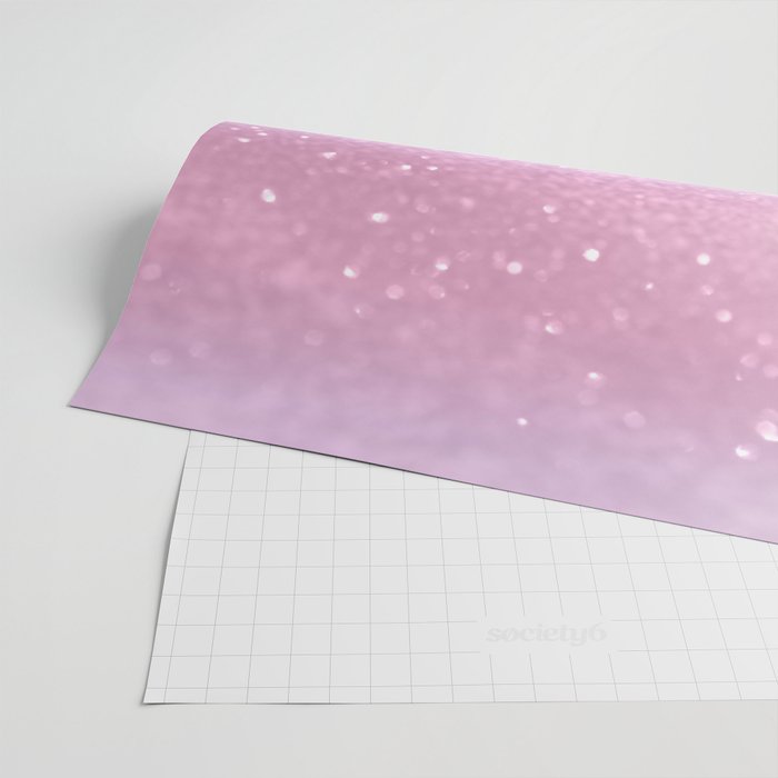 Unicorn Princess Glitter #1 (Faux Glitter) #pastel #decor #art #society6 Wrapping Paper Gallery Image 2