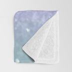 Unicorn Princess Glitter #1 (Faux Glitter) #pastel #decor #art #society6 Throw Blanket Gallery Image 3