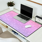 Unicorn Princess Glitter #1 (Faux Glitter) #pastel #decor #art #society6 Desk Mat Gallery Image 2
