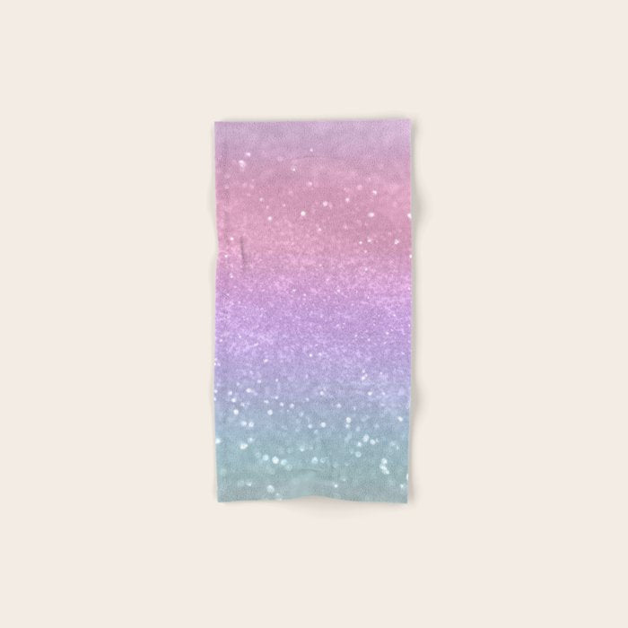 Unicorn Princess Glitter #1 (Faux Glitter) #pastel #decor #art #society6 Bath Towel Gallery Image 1