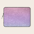 Unicorn Princess Glitter #1 (Faux Glitter) #pastel #decor #art #society6 Laptop Sleeve Gallery Image 1