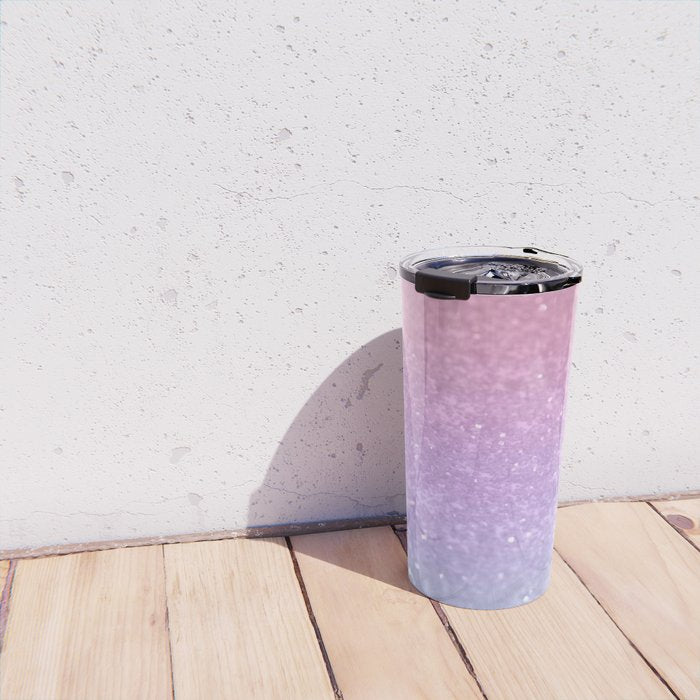 Unicorn Princess Glitter #1 (Faux Glitter) #pastel #decor #art #society6 Travel Mug Gallery Image 4