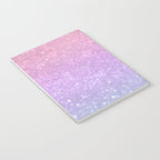 Unicorn Princess Glitter #1 (Faux Glitter) #pastel #decor #art #society6 Notebook Gallery Image 3