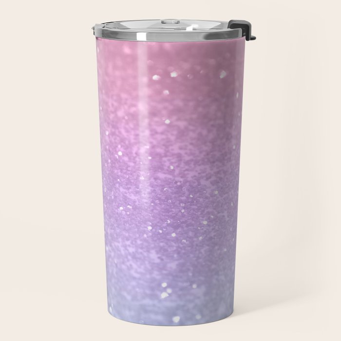 Unicorn Princess Glitter #1 (Faux Glitter) #pastel #decor #art #society6 Travel Mug Gallery Image 2