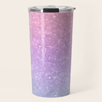 Unicorn Princess Glitter #1 (Faux Glitter) #pastel #decor #art #society6 Travel Mug Gallery Image 1
