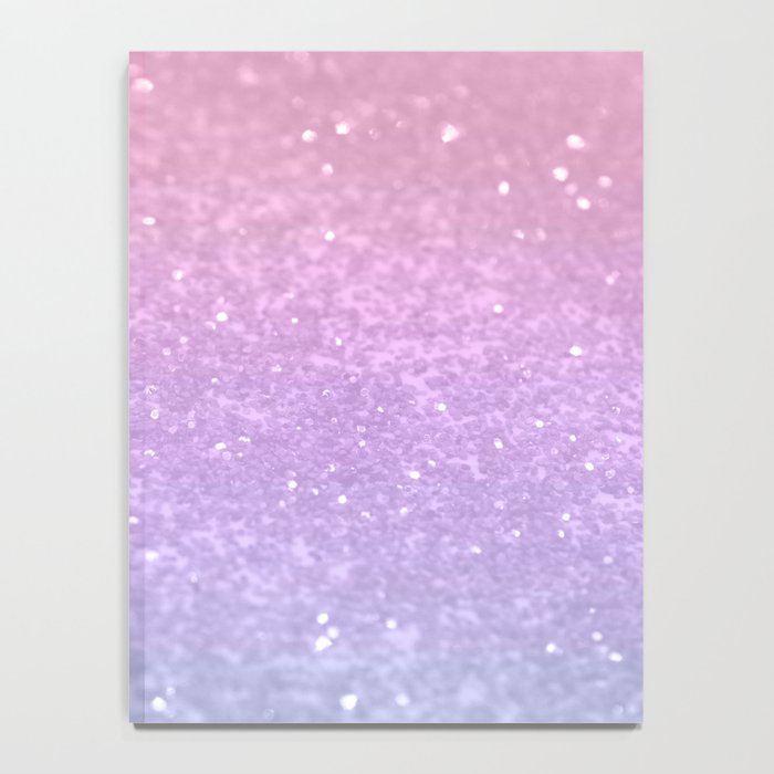 Unicorn Princess Glitter #1 (Faux Glitter) #pastel #decor #art #society6 Notebook Gallery Image 4