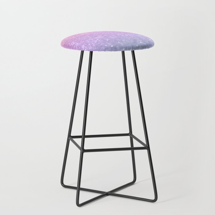 Unicorn Princess Glitter #1 (Faux Glitter) #pastel #decor #art #society6 Stool Gallery Image 1