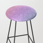Unicorn Princess Glitter #1 (Faux Glitter) #pastel #decor #art #society6 Stool Gallery Image 2