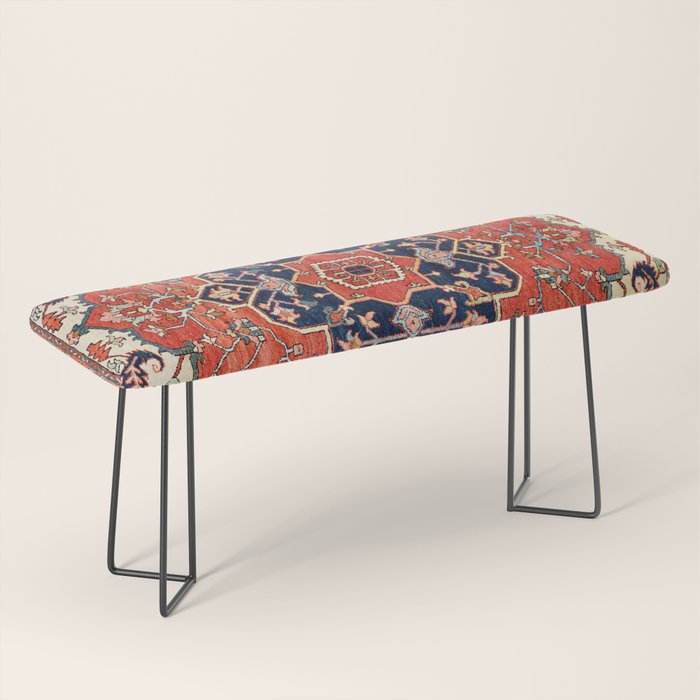 Heriz Bilverdi Azerbaijan Northwest Persian Rug Print Bench Gallery Image 1