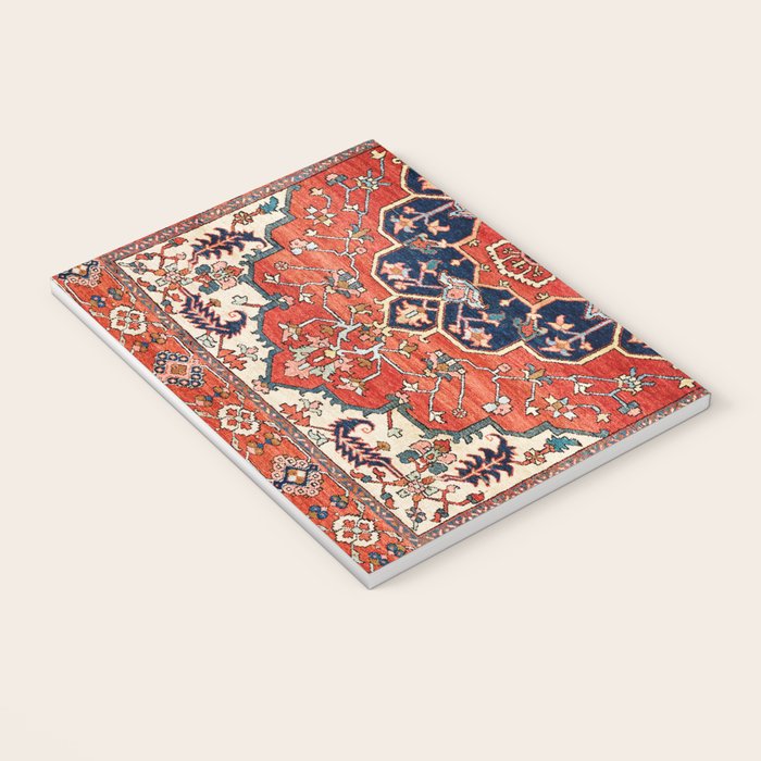 Heriz Bilverdi Azerbaijan Northwest Persian Rug Print Notebook Gallery Image 3