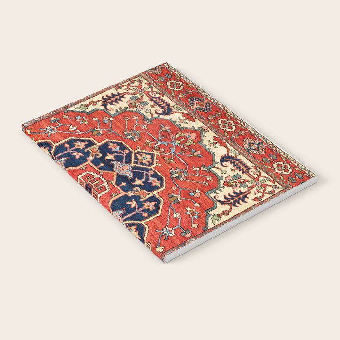 Heriz Bilverdi Azerbaijan Northwest Persian Rug Print Notebook Gallery Image 1