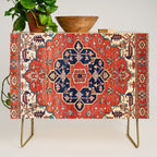 Heriz Bilverdi Azerbaijan Northwest Persian Rug Print Credenza Gallery Image 1