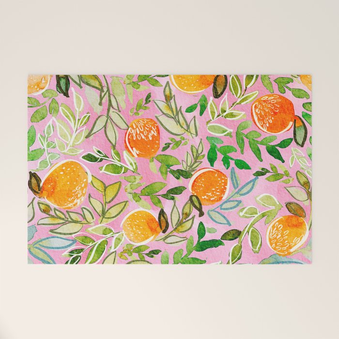 Citrus Sunrise Welcome Mat Gallery Image 1