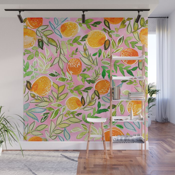 Citrus Sunrise Wall Mural Gallery Image 1