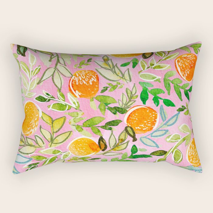 Citrus Sunrise Rectangular Pillow Gallery Image 2
