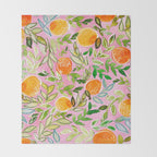 Citrus Sunrise Throw Blanket Gallery Image 2