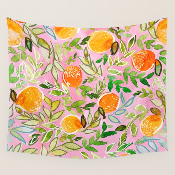 Citrus Sunrise Wall Tapestry Gallery Image 1