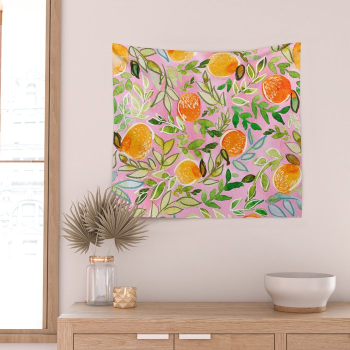 Citrus Sunrise Wall Tapestry Gallery Image 2