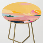 abstract pink dream cloud sky Side Table Gallery Image 2