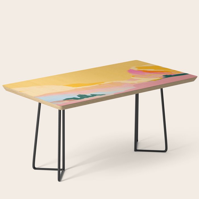 abstract pink dream cloud sky Coffee Table Gallery Image 1