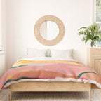 abstract pink dream cloud sky Duvet Cover Gallery Image 3