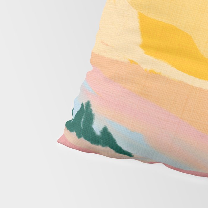 abstract pink dream cloud sky Pillow Sham Gallery Image 4