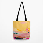 abstract pink dream cloud sky Tote Bag Gallery Image 2
