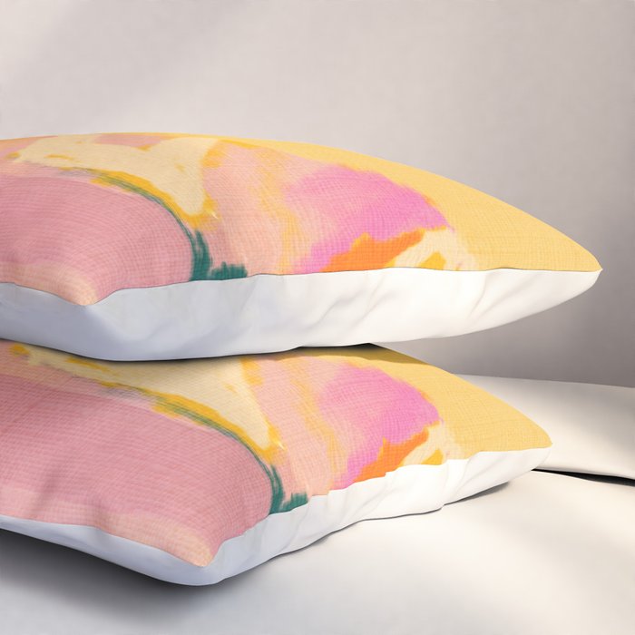 abstract pink dream cloud sky Pillow Sham Gallery Image 3