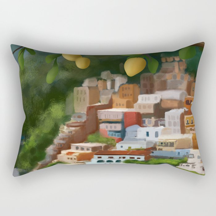 Amalfi Sunshine Grove Rectangular Pillow Gallery Image 2
