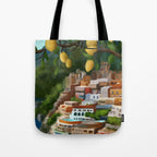 Amalfi Sunshine Grove Tote Bag Gallery Image 1