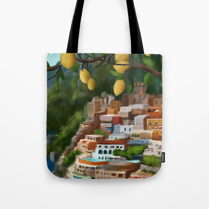 Amalfi Sunshine Grove Tote Bag Gallery Image 1