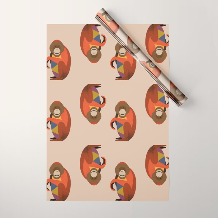 Orangutan Wrapping Paper Gallery Image 1